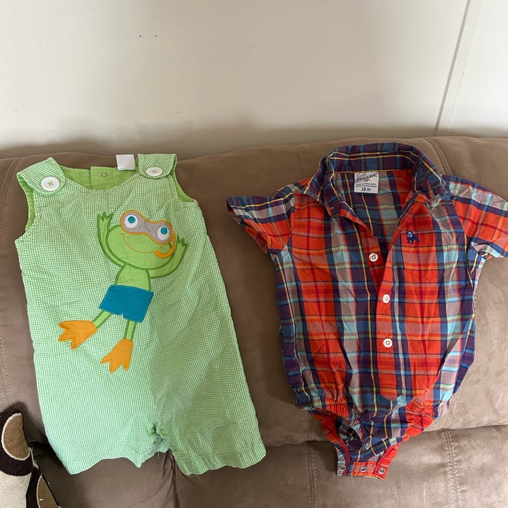 18M‎ boy onesies